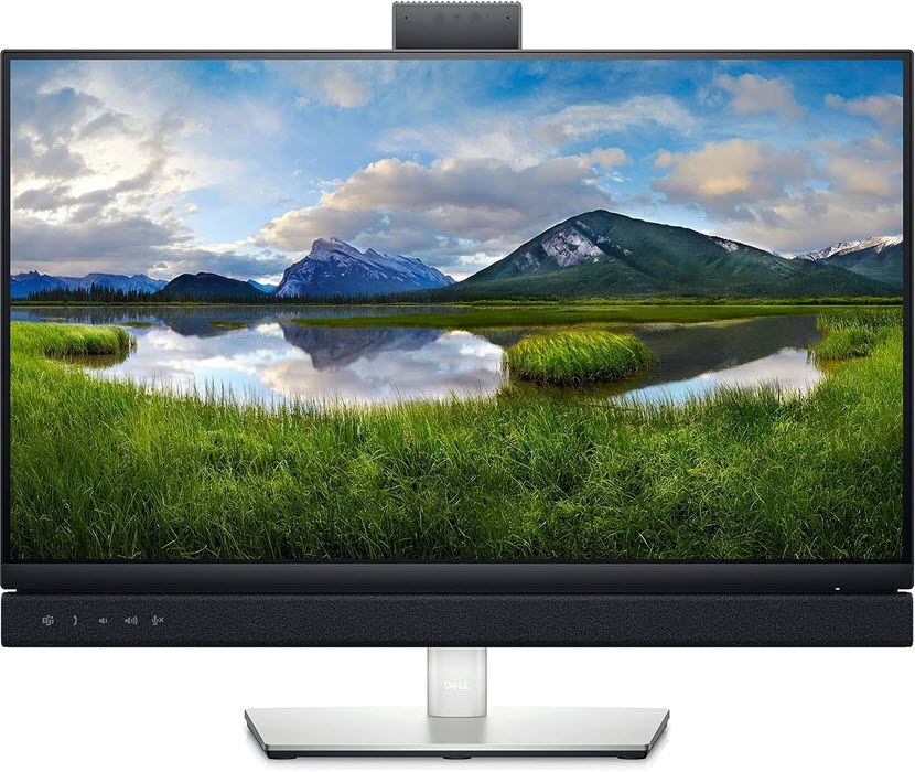 مانیتور استوک دل مدل Dell C2422HE 24” Full HD با اسپیکر داخلی و وب‌کم